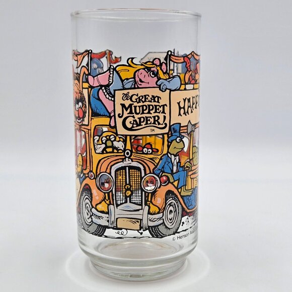 McDonald’s 1981 The Great Muppet Caper Happiness Hotel Vintage Glass Muppets Rea - Picture 9 of 12